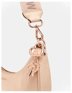 Mimco Bow Keyring in Rose Gold