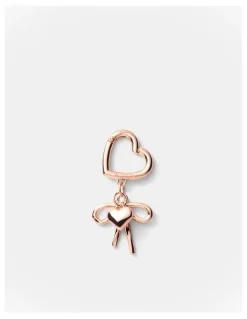 Mimco Bow Keyring in Rose Gold