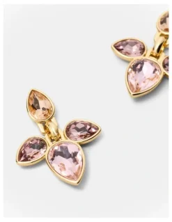 Mimco Bumper Pear Earrings in Pink