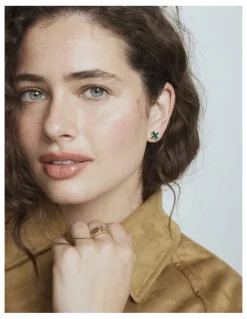 Mimco Dreamer Stud Earrings in Thyme