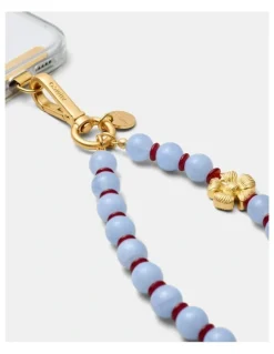 Mimco Harbour Phone Wrist Strap in Cornflower Blue