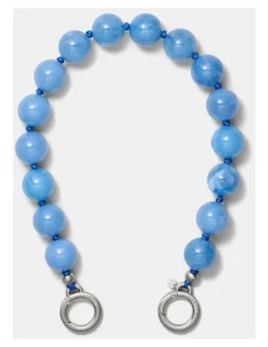 Mimco Lady M Bag Necklace in Cornflower Blue