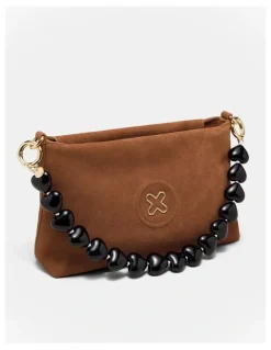 Mimco Lover Bag Necklace in Black