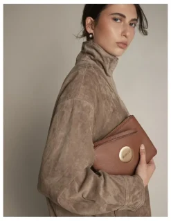 Mimco Mim Pouch in Walnut