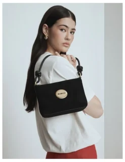 Mimco Mim Pouch Shoulder Bag in Black