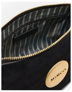 Mimco Mim Pouch Shoulder Bag in Black