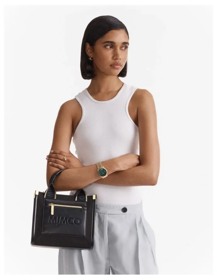 Mimco Patch Mini Tote Bag in Black