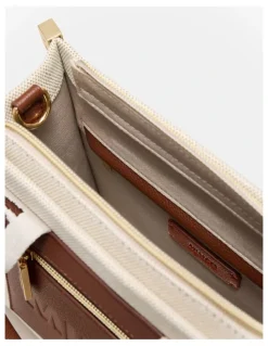 Mimco Patch Mini Tote Bag in Walnut