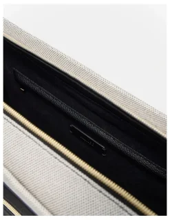 Mimco Patch Tote Bag in Black Natural