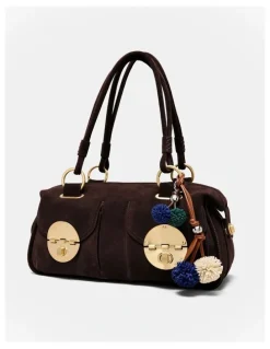 Mimco Pom Pom Charm in Cobalt