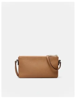 Mimco Rhiannon Pouch Crossbody Bag in Caramel