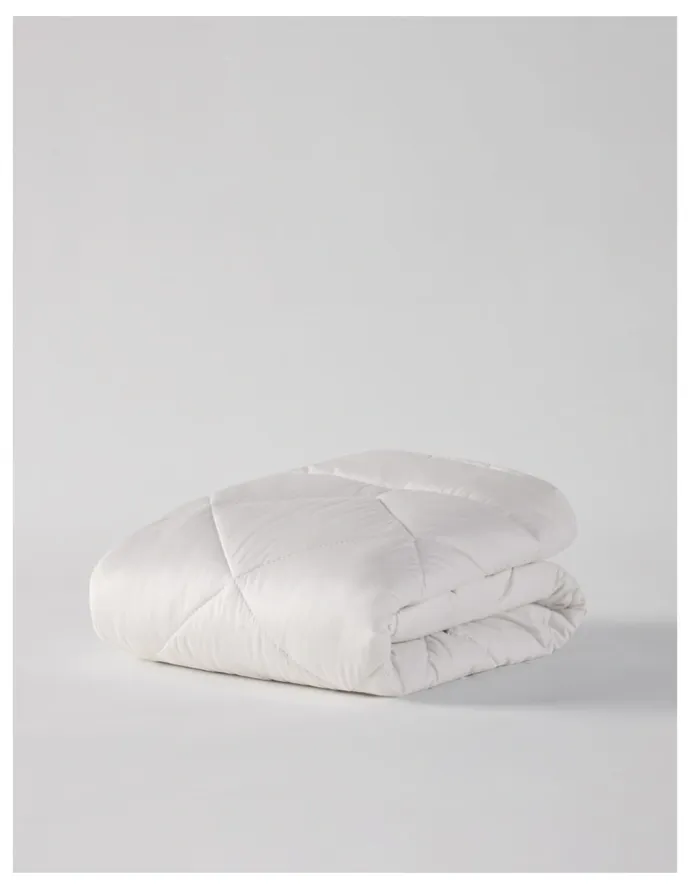 MiniJumbuk Baby Wool Quilt Cot in White
