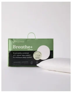 MiniJumbuk Breathe and Support Latex Pillow in White