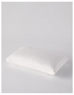 MiniJumbuk Breathe Wool Cotton Quilted Pillow in White