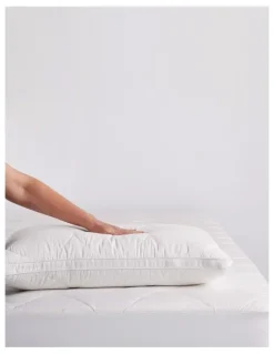 MiniJumbuk Breathe Wool Pillow 2 Pack in White
