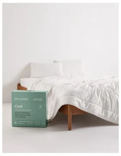 MiniJumbuk Cool Australian Wool Cotton Quilt in White