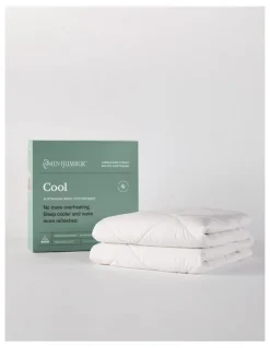 MiniJumbuk Cool Australian Wool Cotton Quilt in White