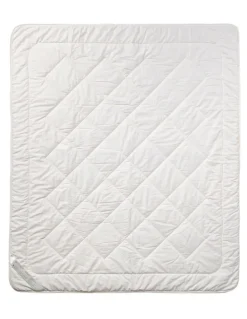 MiniJumbuk Cool Australian Wool Cotton Quilt in White