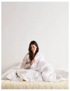 MiniJumbuk Everyday Australian Wool Quilt in White
