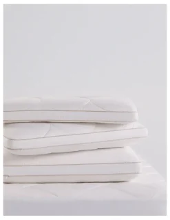 MiniJumbuk MemorySupport Memory Foam Pillow with Quilted Cotton and Wool Cover
