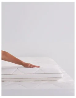 MiniJumbuk MemorySupport Memory Foam Pillow with Quilted Cotton and Wool Cover