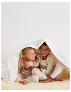 MiniJumbuk Sleep Calm Everyday Wool Quilt in White