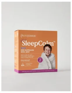 MiniJumbuk Sleep Calm Everyday Wool Quilt in White
