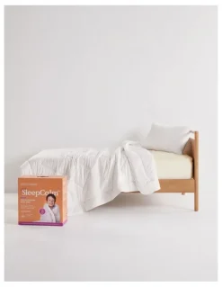 MiniJumbuk Sleep Calm Everyday Wool Quilt in White