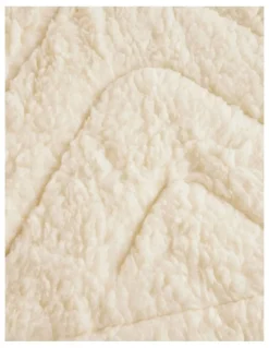 MiniJumbuk Sleep Restful Wool Mattress Topper in White
