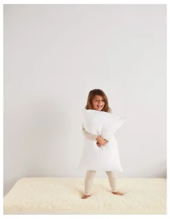 MiniJumbuk Wool Rich Pillow (2-6 Year) in White