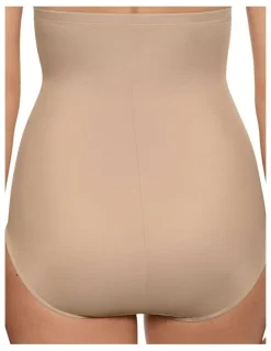 Miraclesuit Shapewear Lycra FitSense Extra High Waist Shaping Brief in Warm Beige