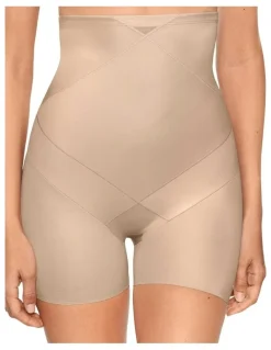 Miraclesuit Shapewear Tummy Tuck Firm Control Ultra High Waist Shapewear Shorts in Warm Beige