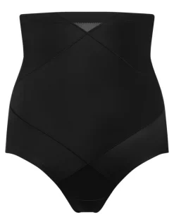 Miraclesuit Shapewear Tummy Tuck High-Waist Shaping Brief in Black