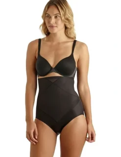 Miraclesuit Shapewear Tummy Tuck High-Waist Shaping Brief in Black