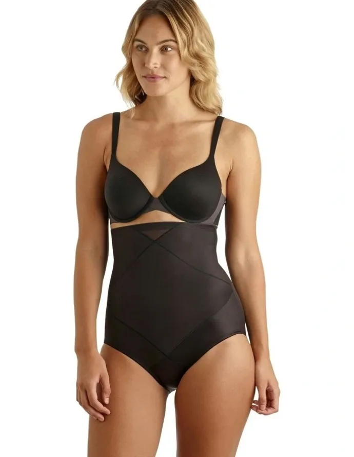Miraclesuit Shapewear Tummy Tuck High-Waist Shaping Brief in Black