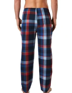 Mitch Dowd British Check Yarn Dyed Sleep Pant in Navy/Red