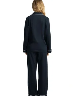 Mitch Dowd Mitch Dowd - Women's Cotton Jersey Pyjama Set - Navy