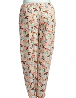 Mitch Dowd Mitch Dowd - Women's Cuppa Dog Pyjama Pants - Pink