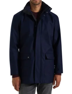 MJ Bale Ginsburg Wool Parka in Midnight