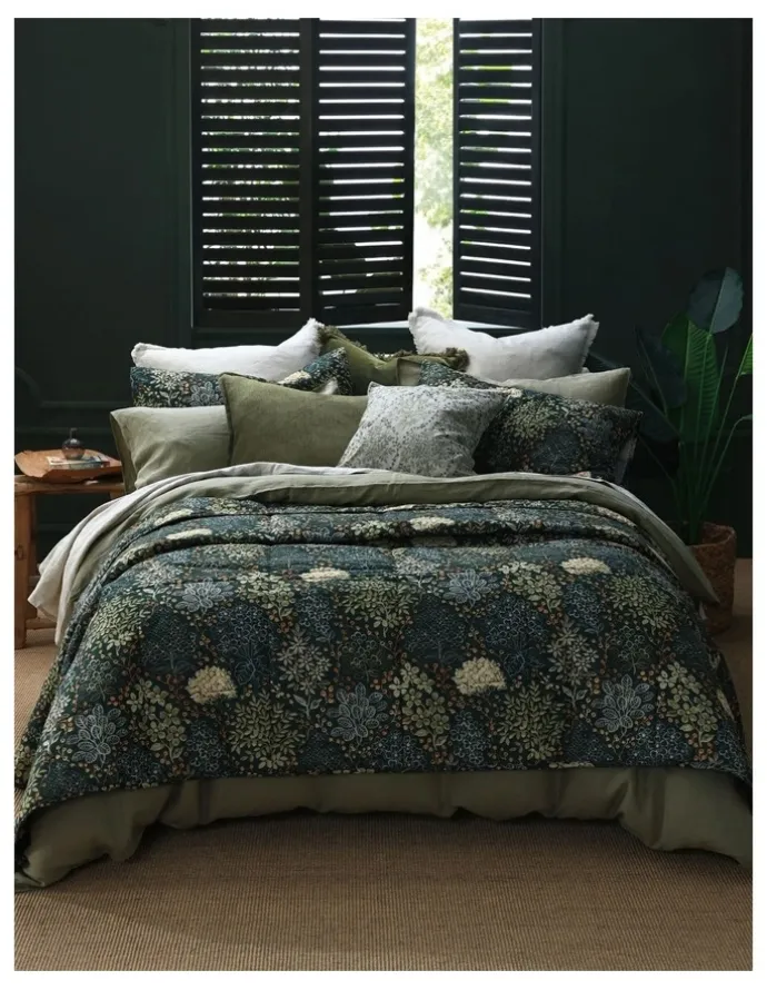M.M Linen Limetta Coverlet in Multi