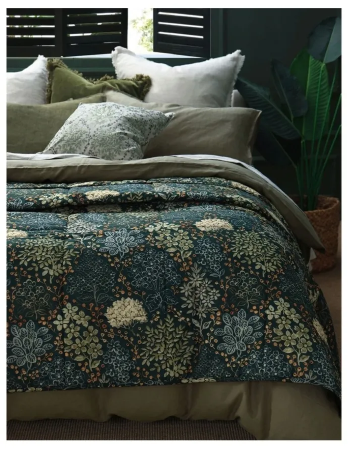 M.M Linen Limetta Coverlet in Multi