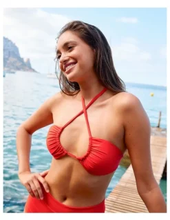 Modibodi Swimwear Reversible Multiway Top in Poinciana