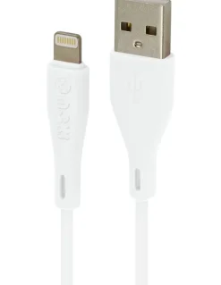Moki ACC MUSBLX Lightning to USB A Syn Charge Cable 1M in White