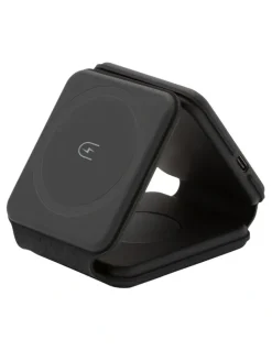 Moki Acessory 3-in-1 Wireless Charge Pad in Black
