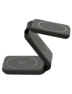 Moki Acessory 3-in-1 Wireless Charge Pad in Black
