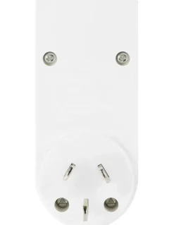 Moki Adaptor 1 Socket + 4 USB-A in White ACC-PAUSB4