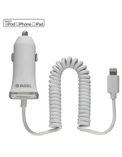 Moki Fixed Lightning Car ChargerWhite
