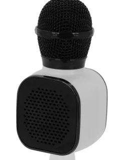 Moki Moki Popstar Karaoke Microphone in Black/White ACC-KAPSBW
