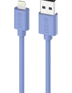 Moki USB-A to Lightning Syn Charge Cable 1m Acc-Salmub
