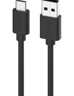 Moki USB-A to USB-C SynCharge Cable 1m ACC-SACMJB in Jet Black